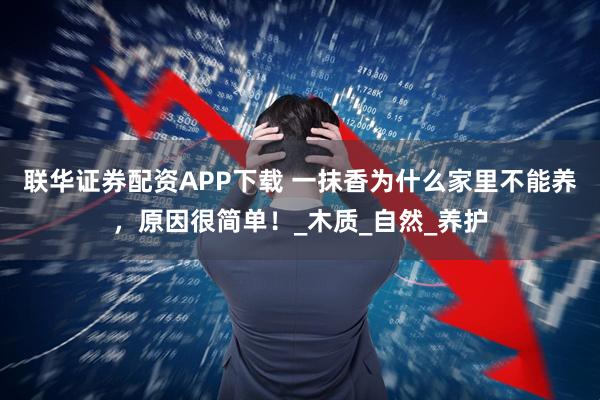 联华证券配资APP下载 一抹香为什么家里不能养，原因很简单！_木质_自然_养护