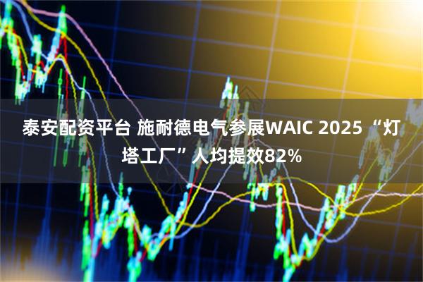 泰安配资平台 施耐德电气参展WAIC 2025 “灯塔工厂”人均提效82%